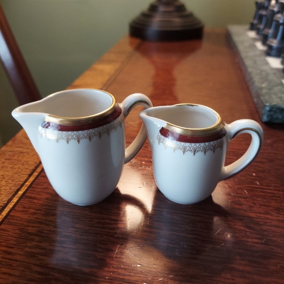 Vintage Suisse Langenthal Coffee Service Porcelain Cream Servers Set of 2 - Picture 2 of 12